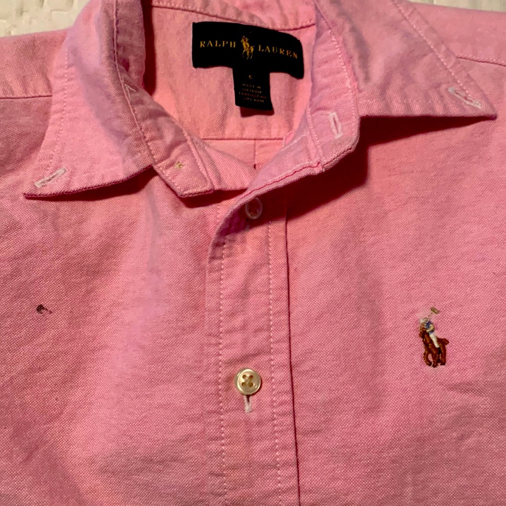 Long Sleeve- small stain that can be easily removed.